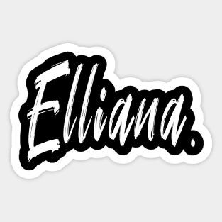 Name Girl Elliana Sticker